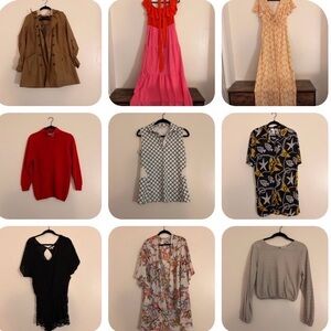 Women’s Clothing Mega Bundle – 35+ Pieces | S–XL | Mixed Brands + Vintage Gems